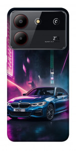 Чехол Неоновое BMW для ZTE Blade A54 4G