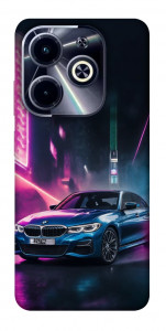 Чохол Неонове BMW для Infinix Hot 40i