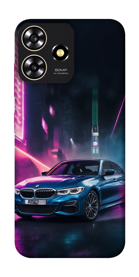 Чехол Неоновое BMW для ZTE Blade A73 4G
