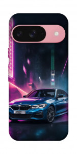 Чехол Неоновое BMW для Google Pixel 9