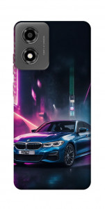 Чехол Неоновое BMW для Motorola Moto E14