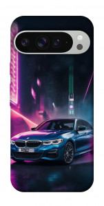 Чехол Неоновое BMW для Google Pixel 9 Pro XL