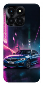 Чехол Неоновое BMW для Huawei Honor X6a