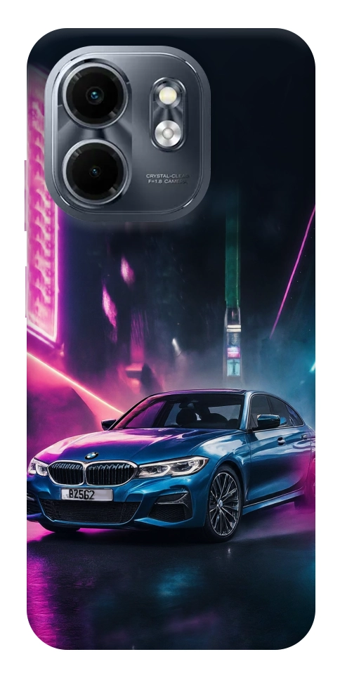 Чехол Неоновое BMW для Infinix Smart 9 4G