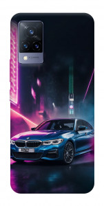 Чехол Неоновое BMW для Vivo V21