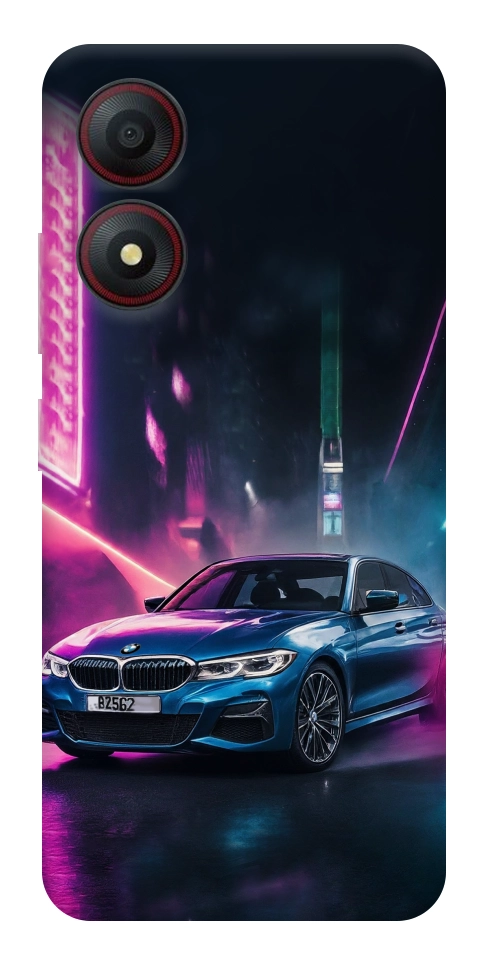 Чехол Неоновое BMW для ZTE Blade A34 4G