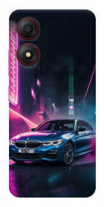 Чехол Неоновое BMW для ZTE Blade A34 4G