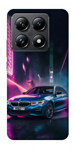 Чехол Неоновое BMW для Xiaomi 14T Pro