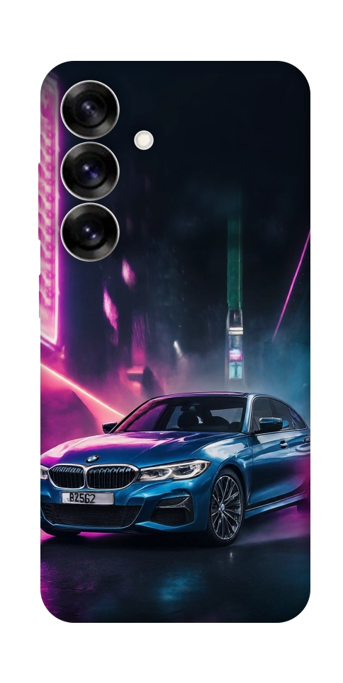 Чехол Неоновое BMW для Galaxy S25