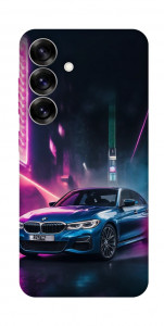 Чехол Неоновое BMW для Galaxy S25+