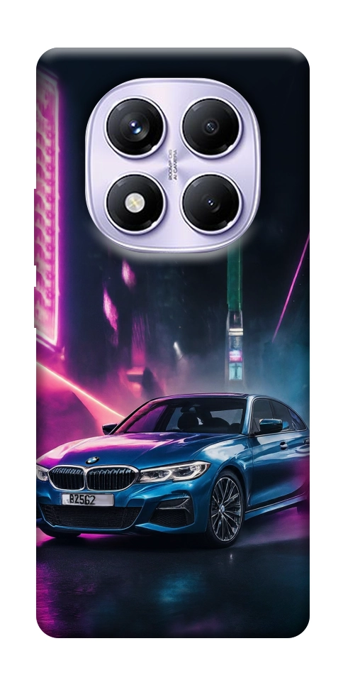 Чехол Неоновое BMW для Xiaomi Poco X7