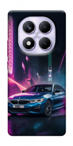 Чехол Неоновое BMW для Xiaomi Poco X7