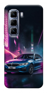 Чехол Неоновое BMW для Infinix Hot 50 Pro