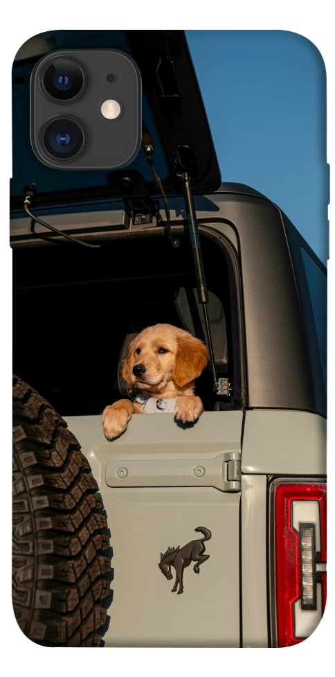 Чехол Dog in the car для iPhone 11