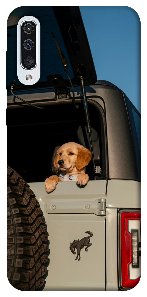 Чохол Dog in the car для Galaxy A50 (2019)