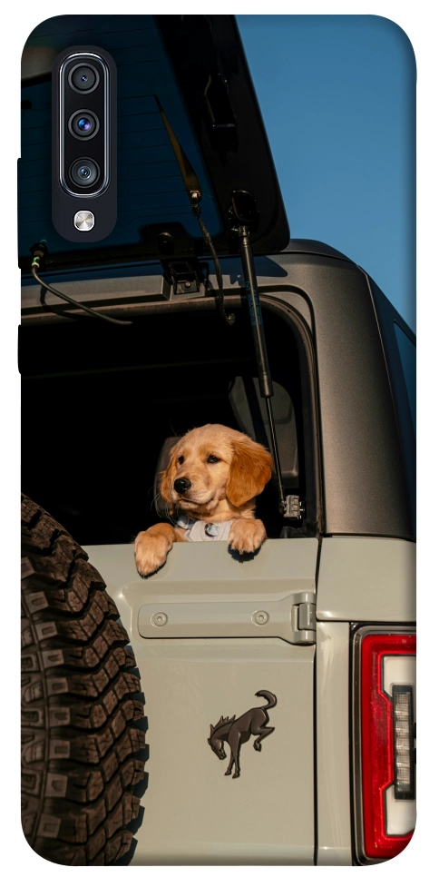 Чехол Dog in the car для Galaxy A70 (2019)