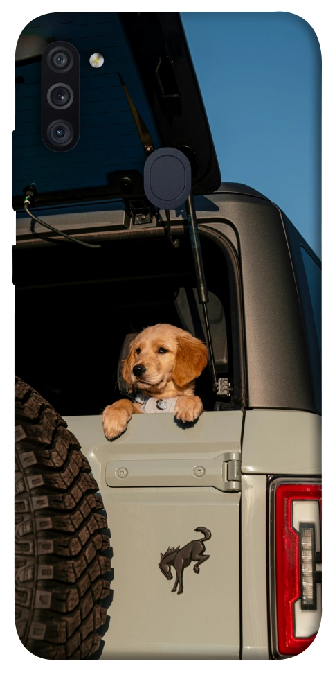 Чохол Dog in the car для Galaxy M11 (2020)