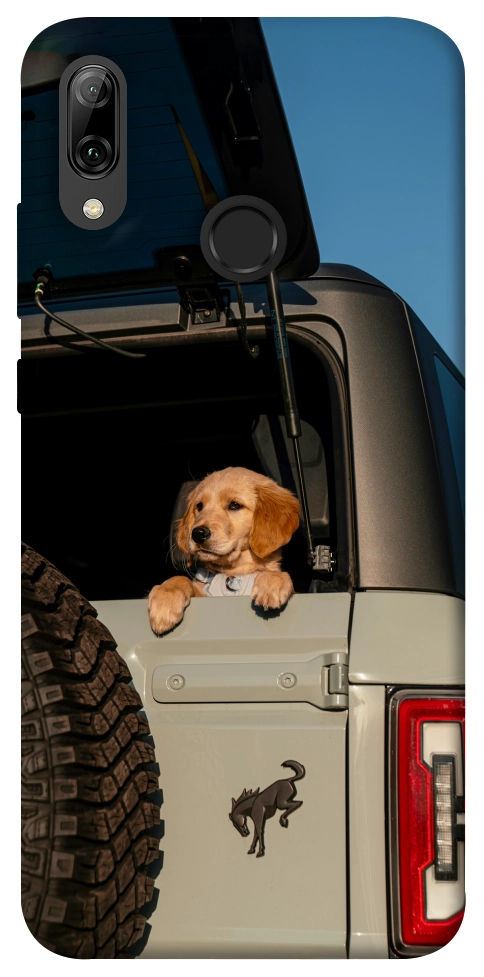 Чохол Dog in the car для Huawei P Smart (2019)