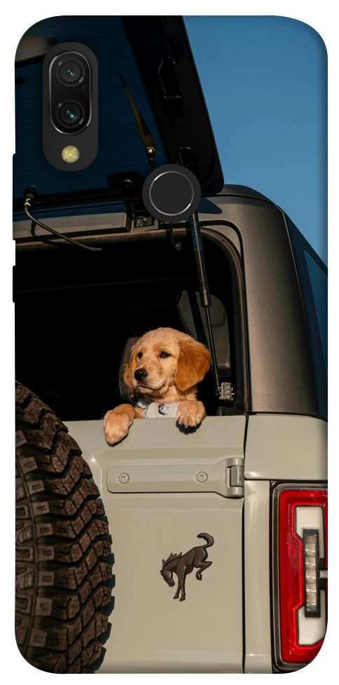 Чехол Dog in the car для Xiaomi Redmi 7
