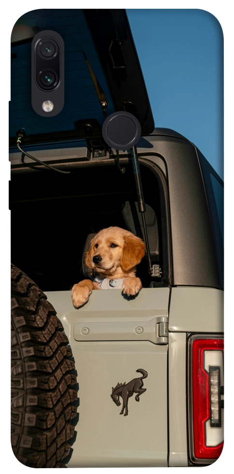 Чехол Dog in the car для Xiaomi Redmi Note 7