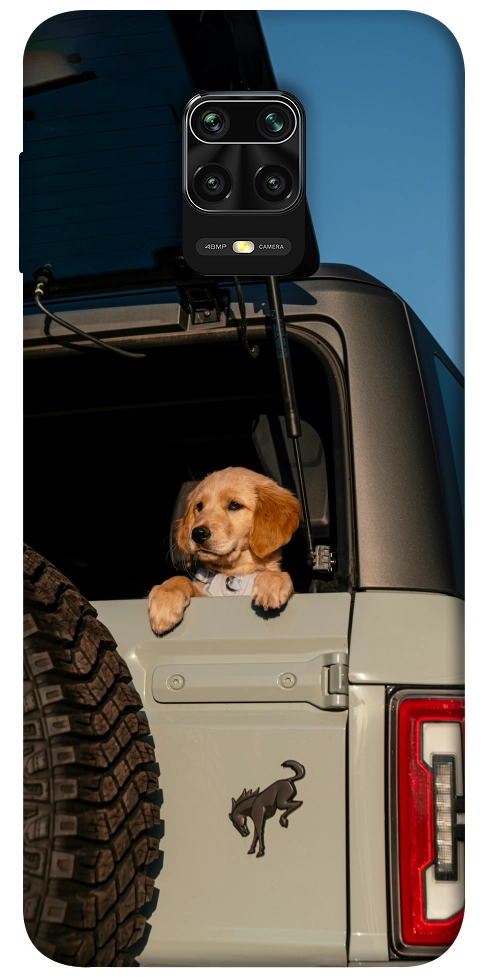 Чехол Dog in the car для Xiaomi Redmi Note 9 Pro