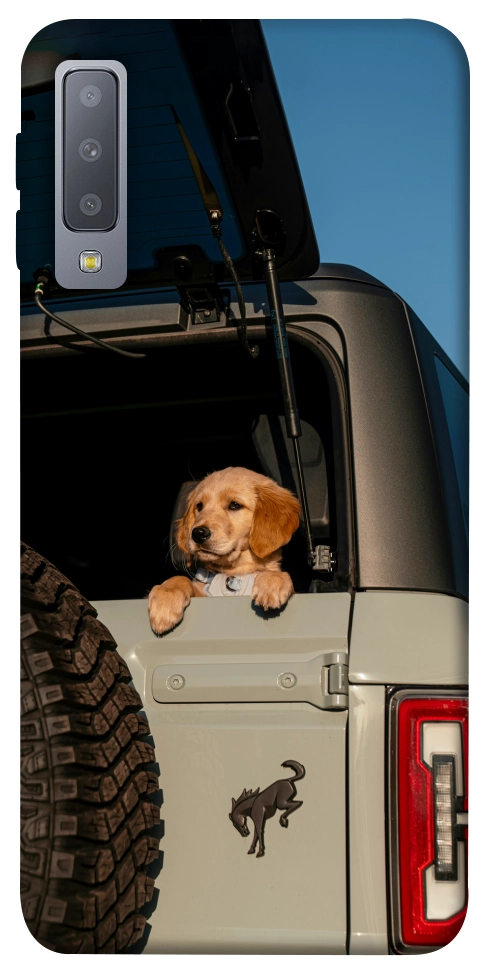 Чехол Dog in the car для Galaxy A7 (2018)