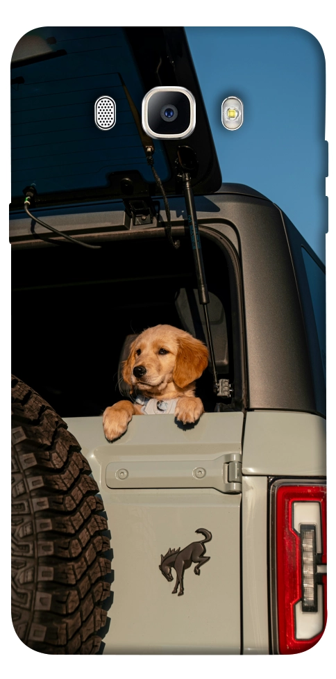 Чехол Dog in the car для Galaxy J7 (2016)