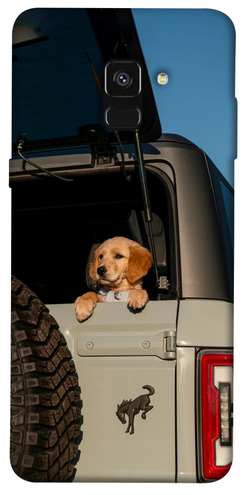 Чехол Dog in the car для Galaxy A8 (2018)