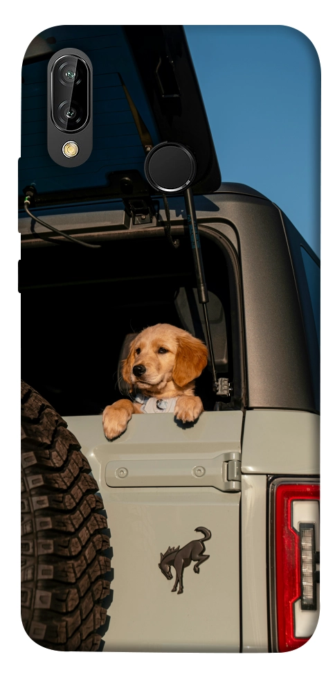 Чохол Dog in the car для Huawei P20 Lite