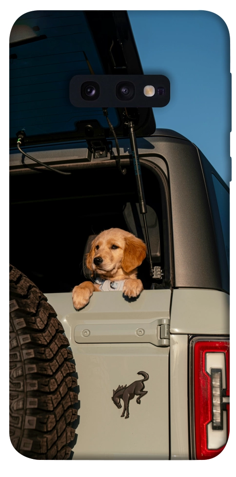 Чехол Dog in the car для Galaxy S10e