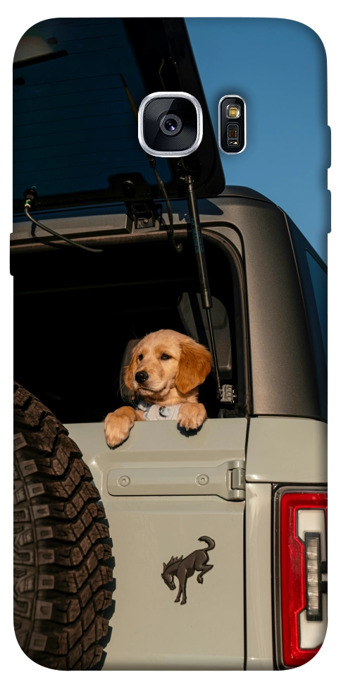 Чехол Dog in the car для Galaxy S7 Edge