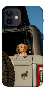 Чехол Dog in the car для iPhone 12 mini