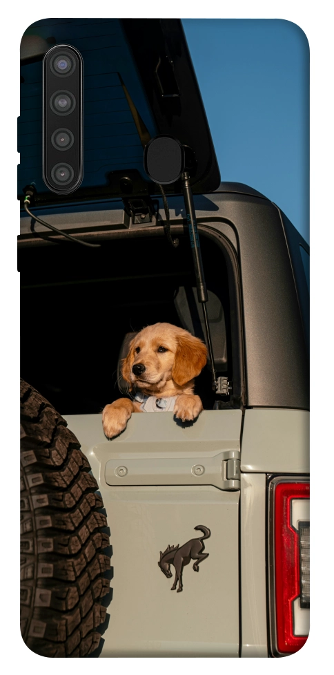 Чехол Dog in the car для Galaxy A21
