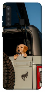 Чехол Dog in the car для Galaxy A21