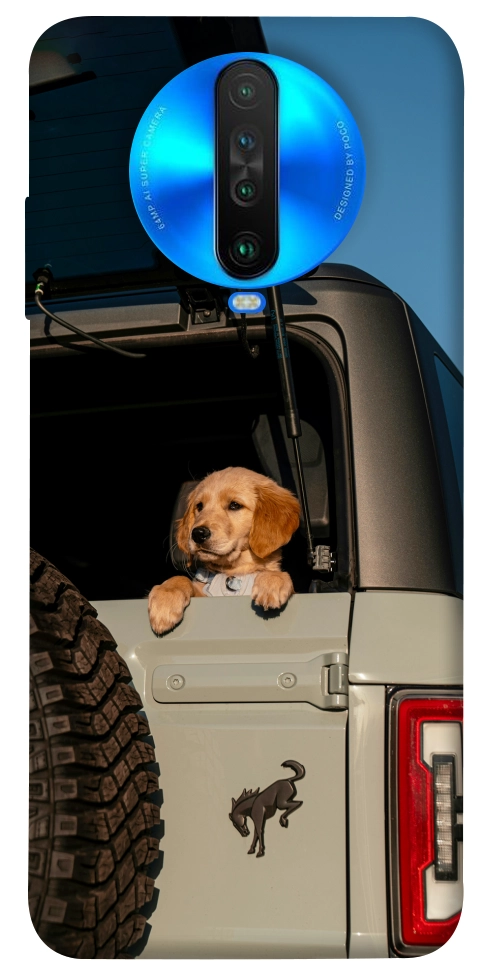 Чохол Dog in the car для Xiaomi Poco X2
