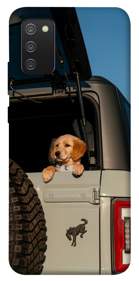Чехол Dog in the car для Galaxy A02s