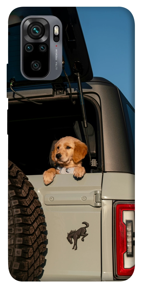 Чехол Dog in the car для Xiaomi Redmi Note 10