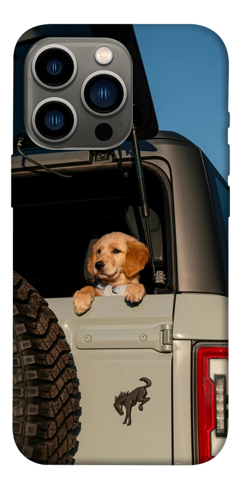 Чехол Dog in the car для iPhone 13 Pro