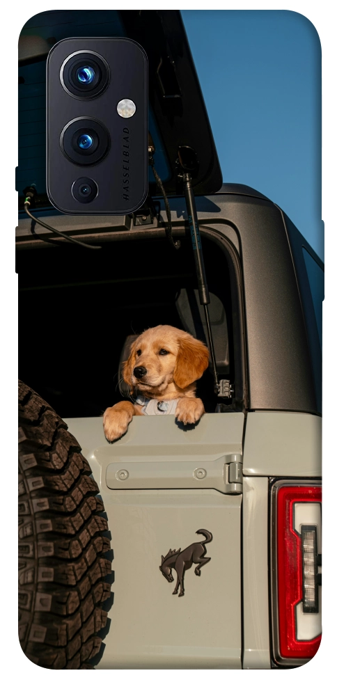 Чохол Dog in the car для OnePlus 9
