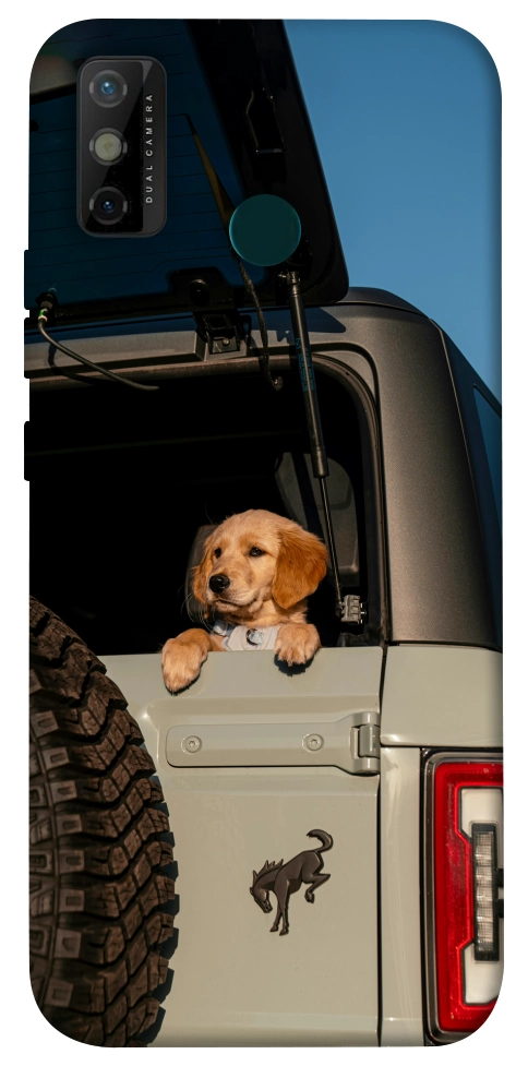 Чохол Dog in the car для TECNO Spark 6 Go