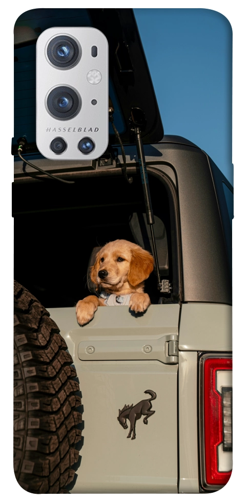 Чохол Dog in the car для Oneplus 9 pro