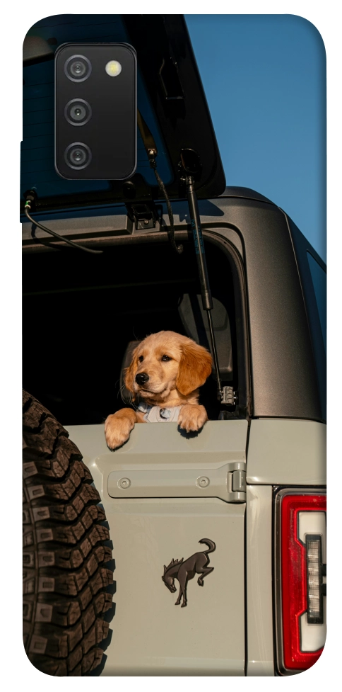 Чехол Dog in the car для Galaxy A03s