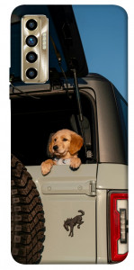 Чохол Dog in the car для TECNO Camon 17P
