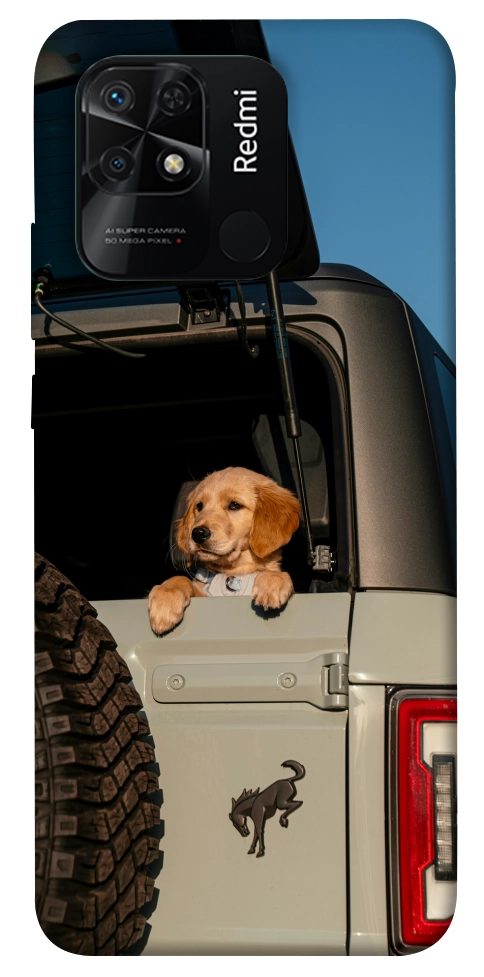 Чехол Dog in the car для Xiaomi Redmi 10C