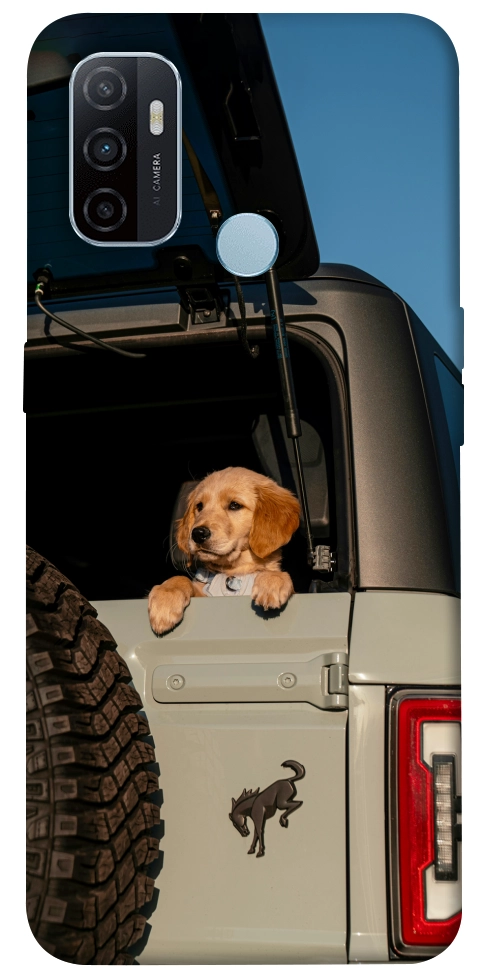 Чохол Dog in the car для Oppo A32