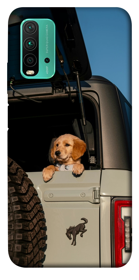 Чохол Dog in the car для Xiaomi Redmi Note 9 4G