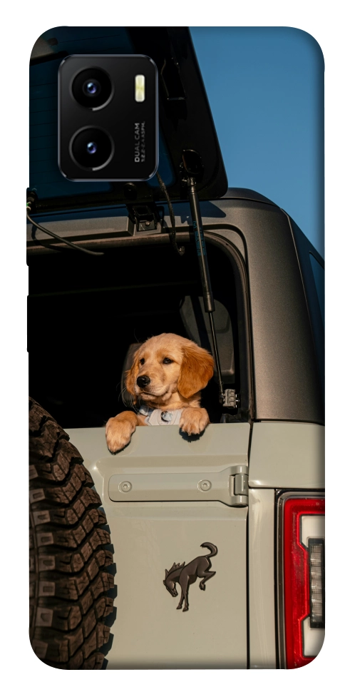 Чохол Dog in the car для Vivo Y15s