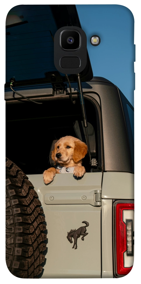 Чехол Dog in the car для Galaxy J6 (2018)