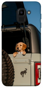 Чехол Dog in the car для Galaxy J6 (2018)