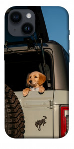 Чехол Dog in the car для iPhone 14
